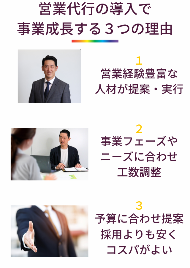 事業成長する３つの理由